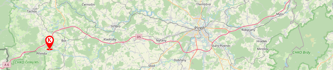 mapa pro zákazníky